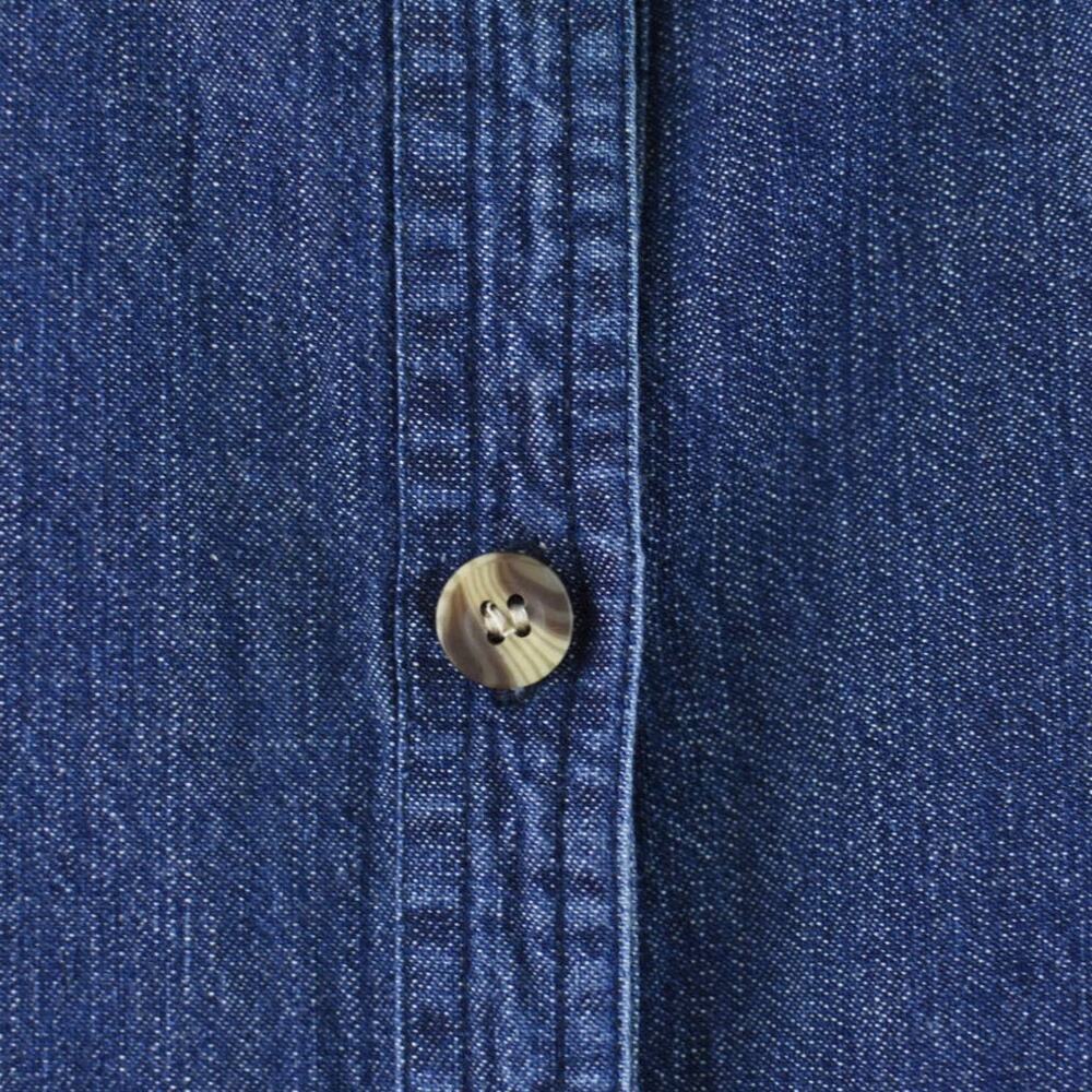 Vintage Basic Editions Button Down Jean Dress Wom… - image 4